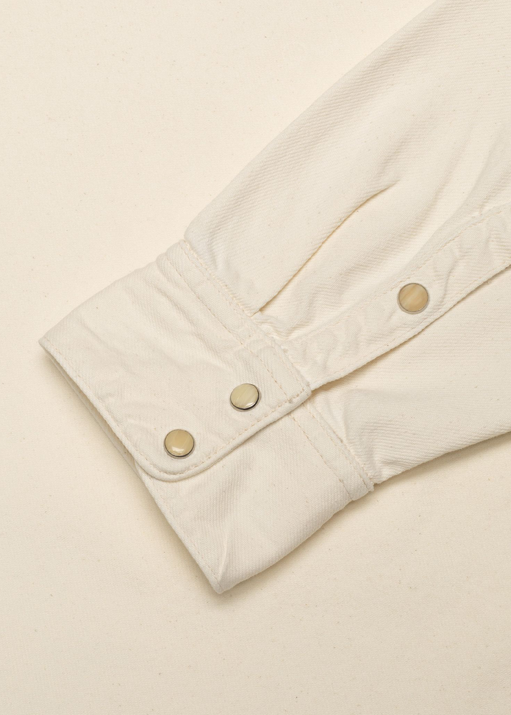 Lotta Western Denim Shirt - Off White - Nudie Jeans Canada - Danali