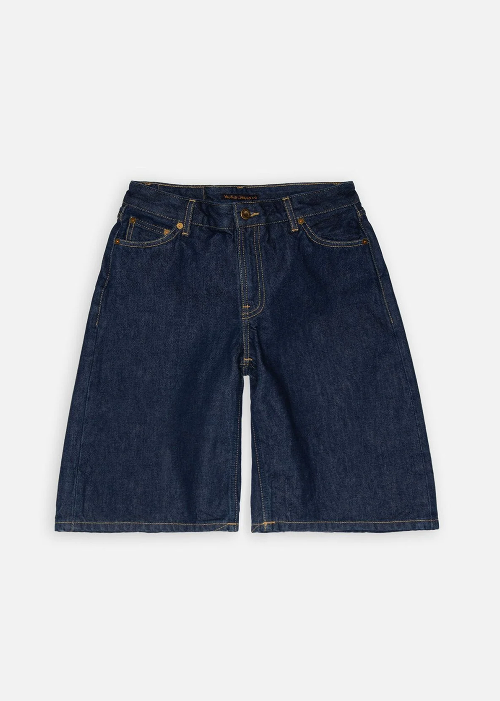 Meja Rinse Denim Shorts - Dark Blue - Nudie Jeans Canada - Danali