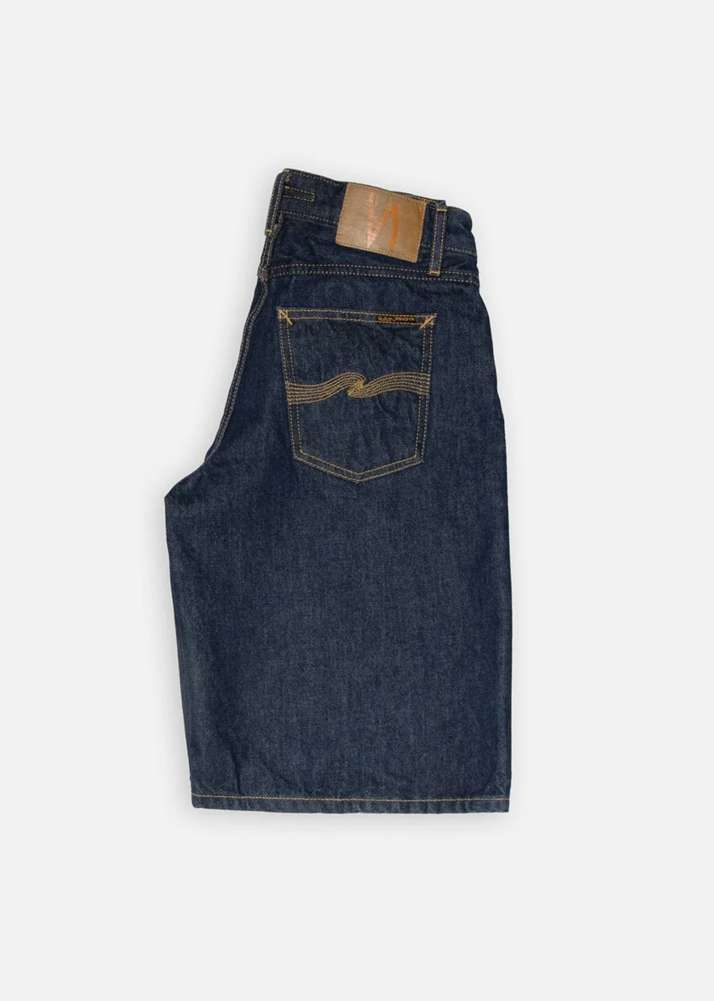 Meja Rinse Denim Shorts - Dark Blue - Nudie Jeans Canada - Danali