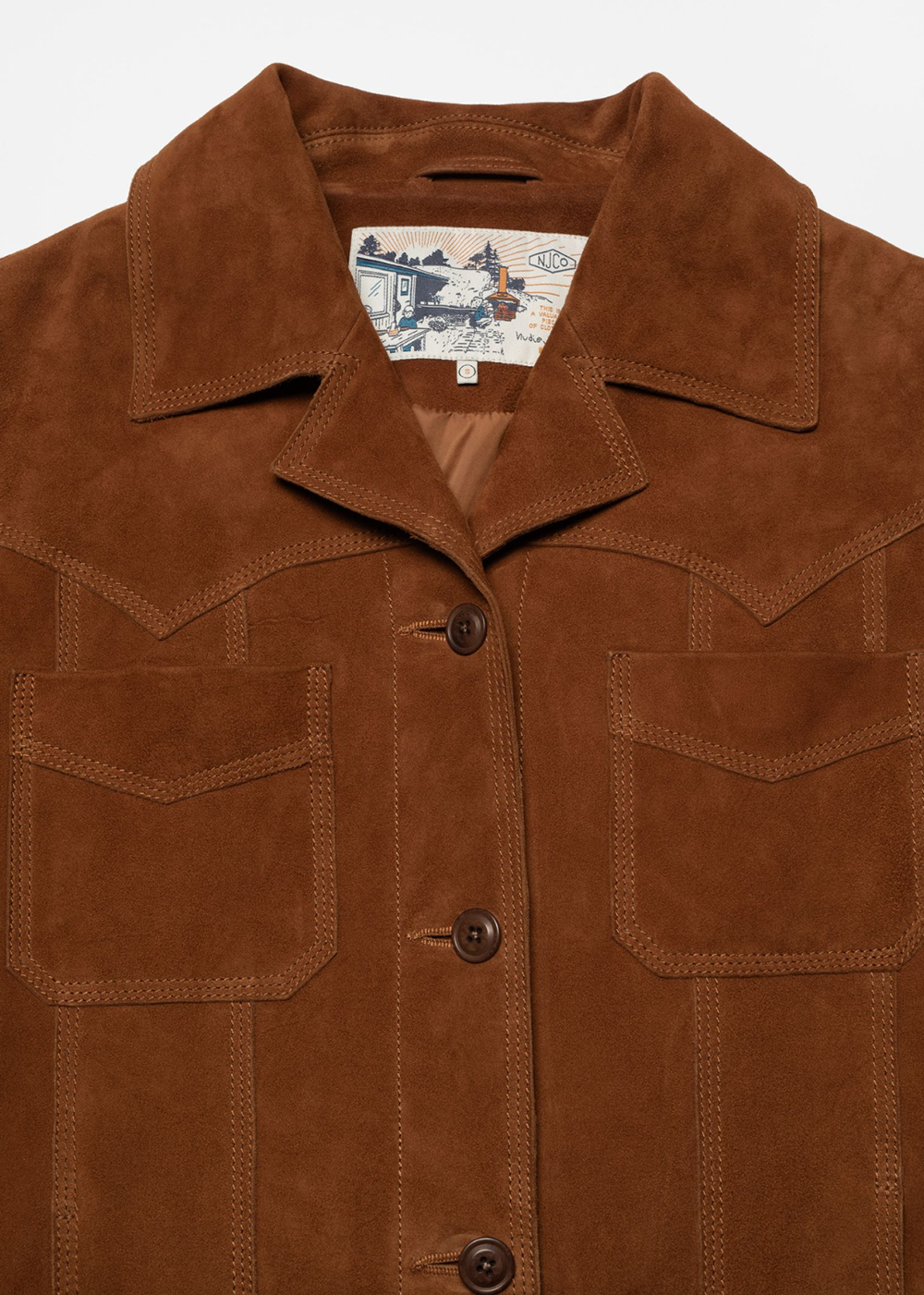 Peggy Suede Jacket - Cognac - Nudie Jeans Canada - Danali