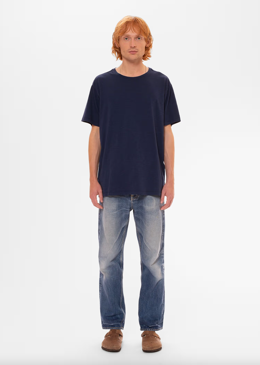 Roffe T-Shirt - French Blue - Nudie Jeans Canada - Danali
