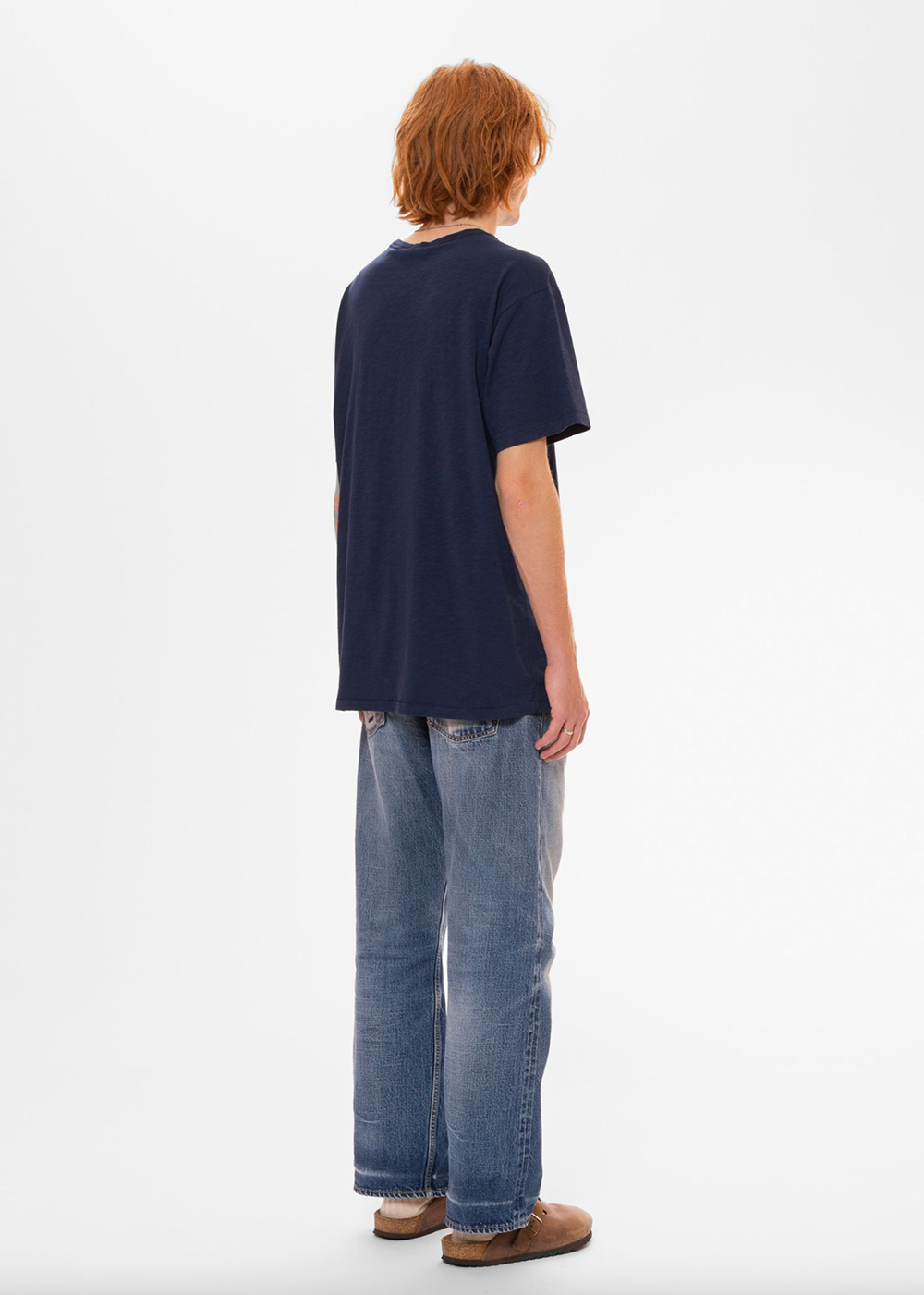 Roffe T-Shirt - French Blue - Nudie Jeans Canada - Danali