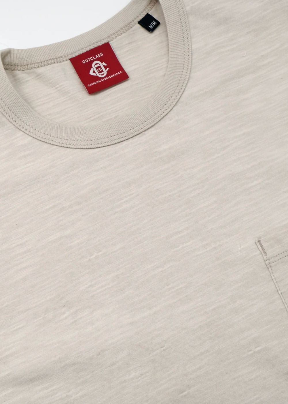Birch Slub S/S Pocket T-Shirt - Birch - Outclass Canada - Danali