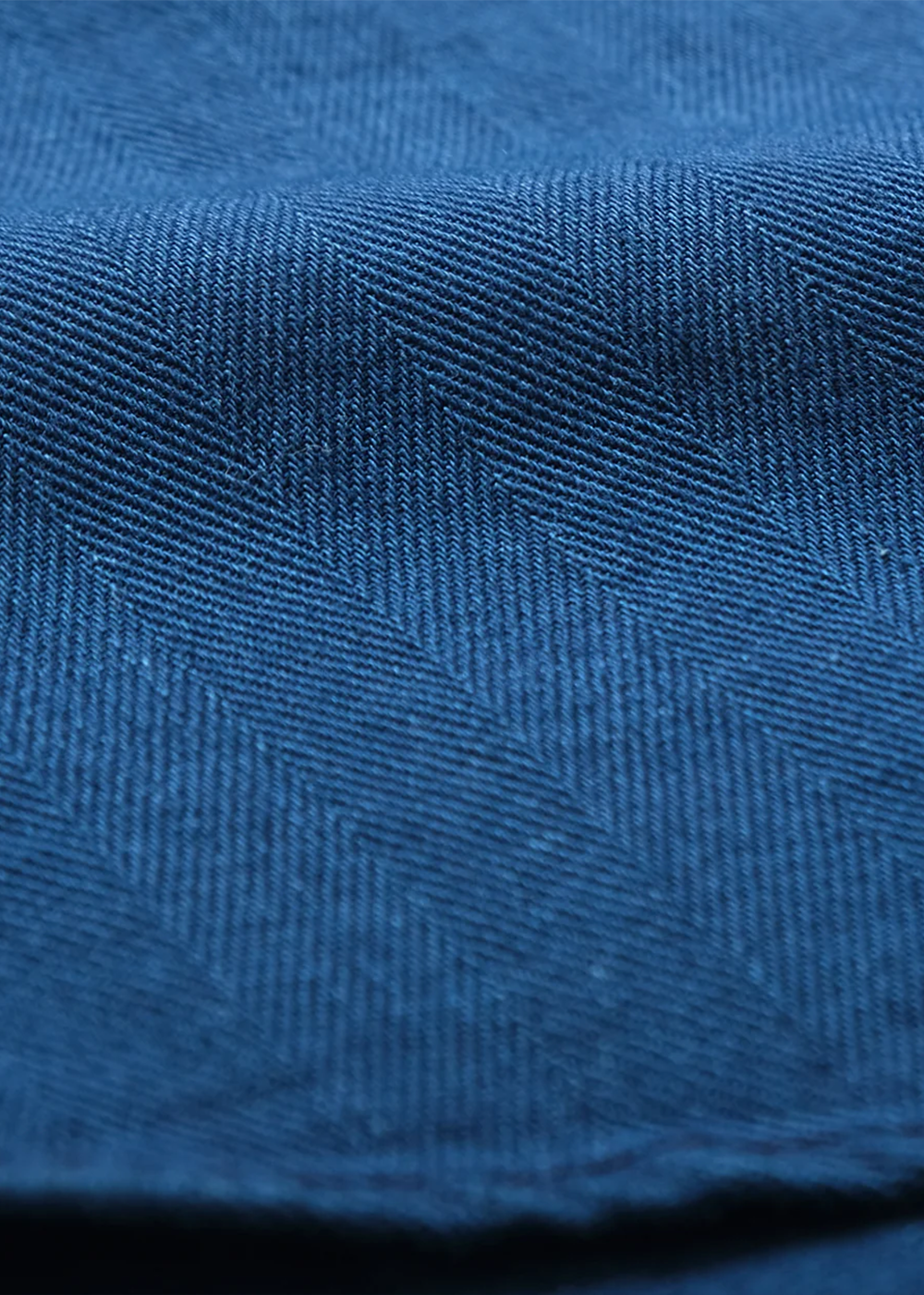 Herringbone Washed LS Classic Shirt- Indigo - Outclass Canada - Danali