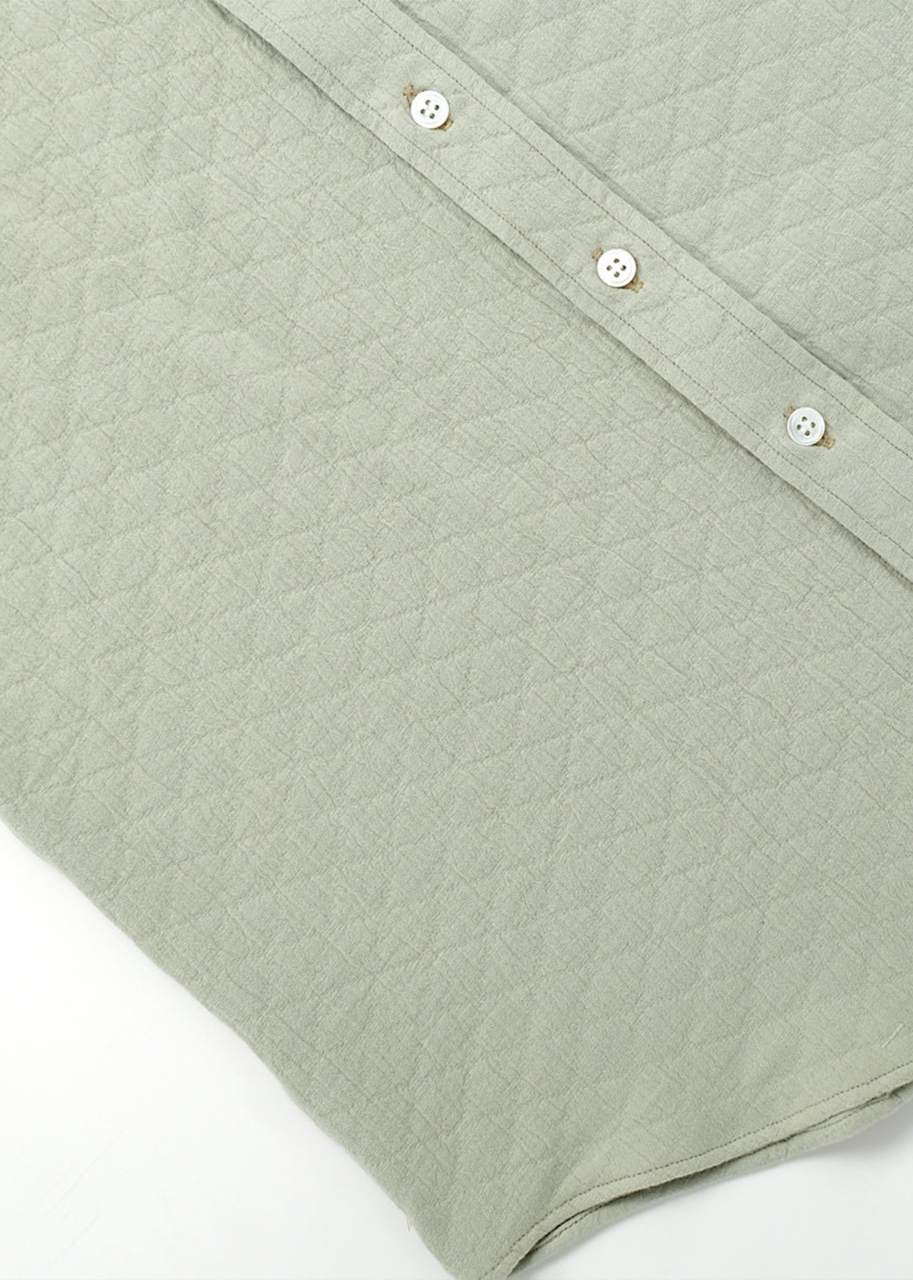 Quilted SS Classic Shirt - Mint - Outclass Canada - Danali