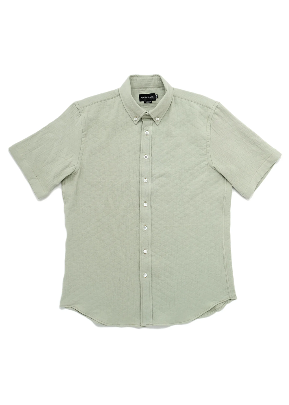 Quilted SS Classic Shirt - Mint - Outclass Canada - Danali
