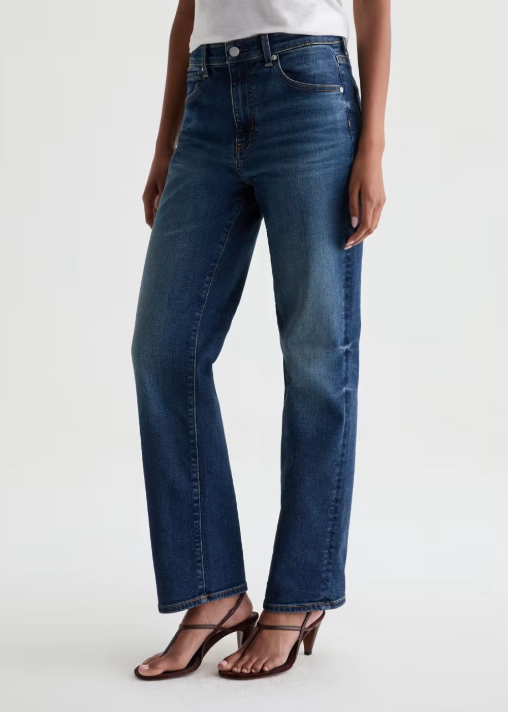 Brinley Mid Rise Straight Leg Jean - Night Cap - AG Jeans Canada - Danali - PWD1F26NTCP