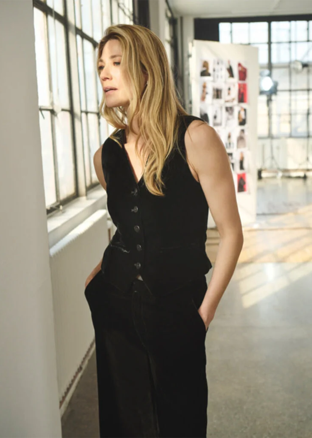 Malene Velvet Vest - Black - Part Two Canada - Danali