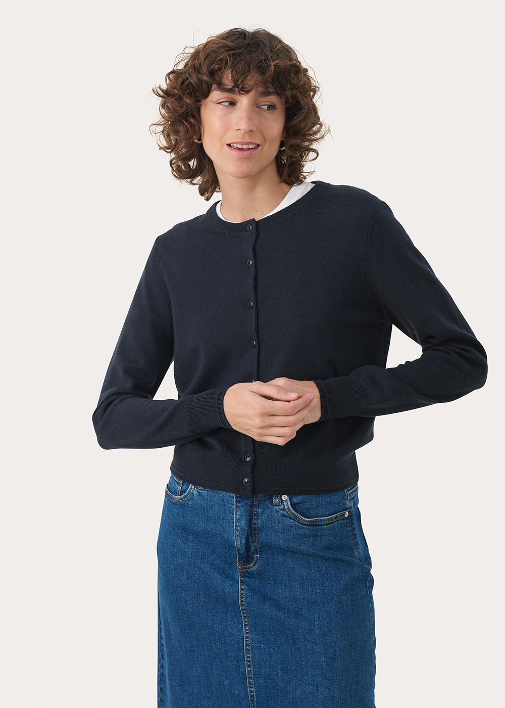 Noelani Cardigan - Dark Navy - Part Two Canada - Danali