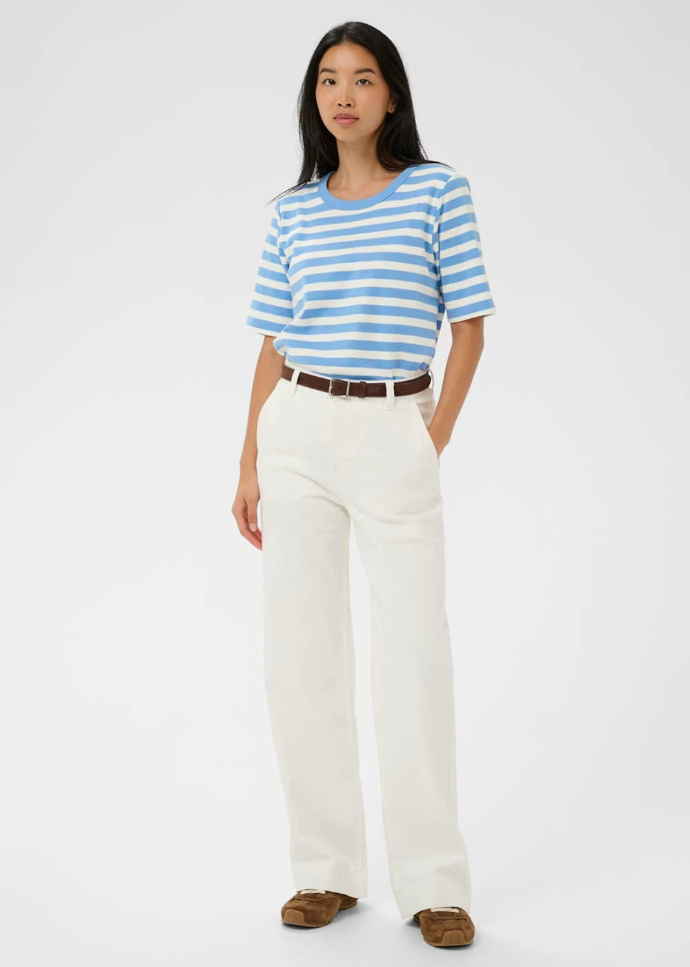 Ratana T-Shirt - Hydrangea Stripe - Part Two Canada - Danali - 30309870