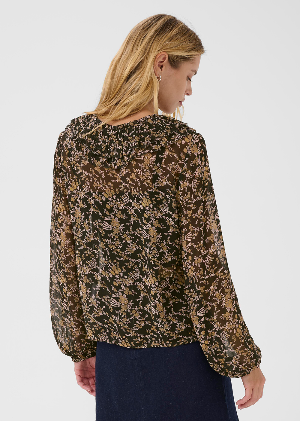 Sanaz Blouse - Black Floral - Part Two Canada - Danali
