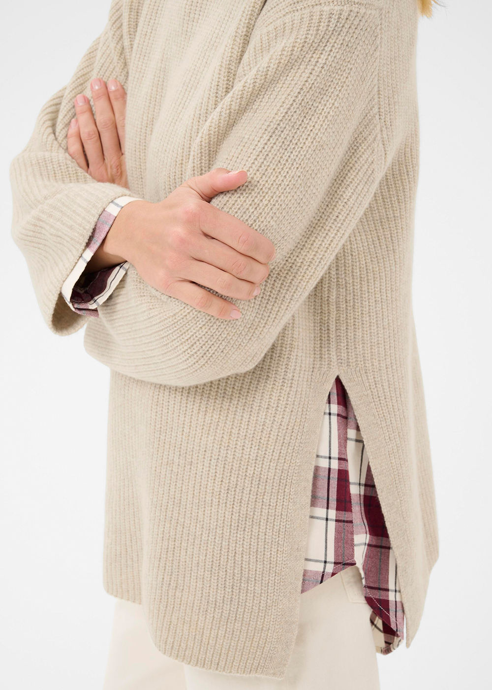 Sofiya Sweater - French Oak Melange - Part Two Canada - Danali