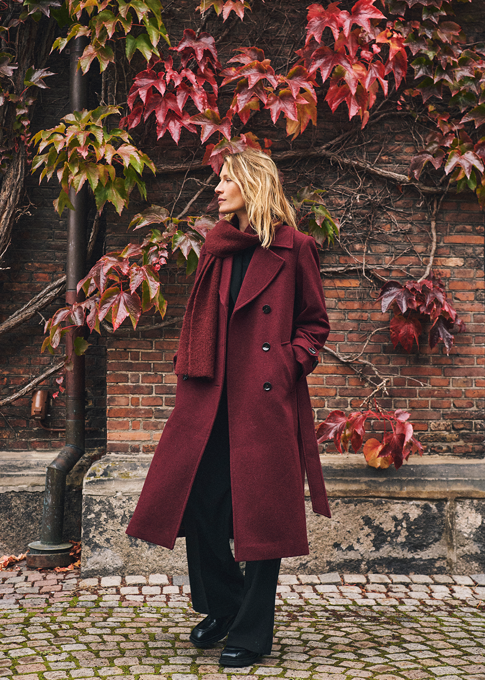 Synne Coat - Tawny Port Melange - Part Two Canada - Danali