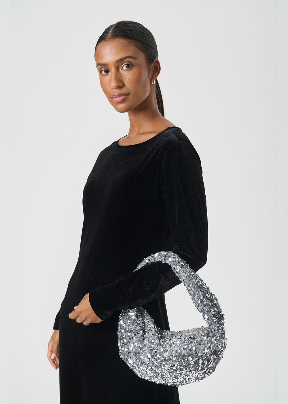 Viri Sequin Bag - Silve Mix - Part Two Canada - Danali