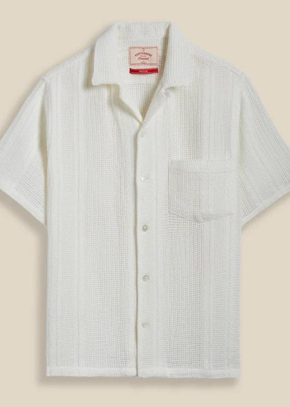 Alma Short Sleeve Shirt - White - Portuguese Flannel Canada - Danali