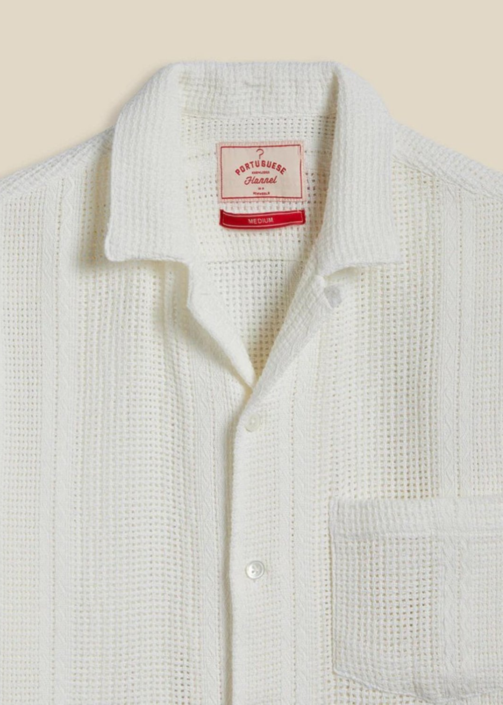 Alma Short Sleeve Shirt - White - Portuguese Flannel Canada - Danali