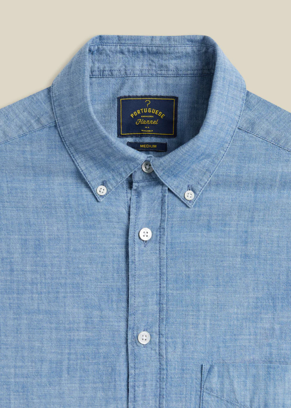 Chambray Shirt - Blue - Portuguese Flannel Canada - Danali