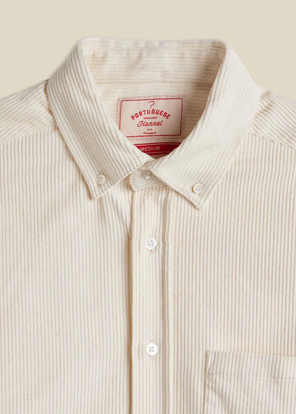 Lobo 2.0 Shirt - Ecru - Portuguese Flannel Canada - Danali