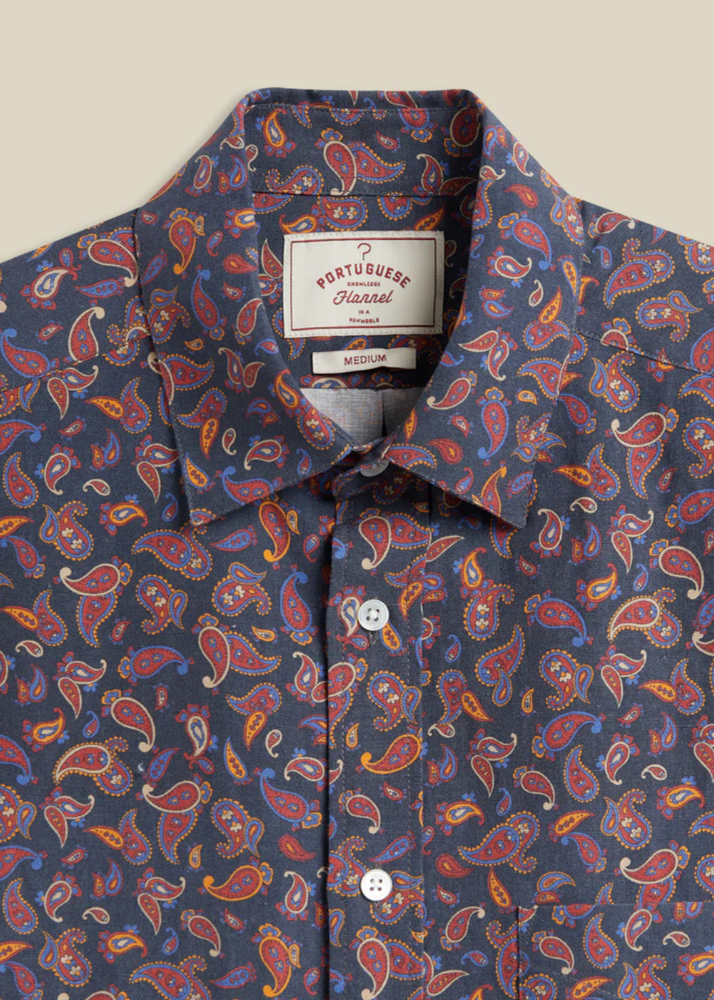 Paisley Silk Linen Shirt - Portuguese Flannel Canada - Danali
