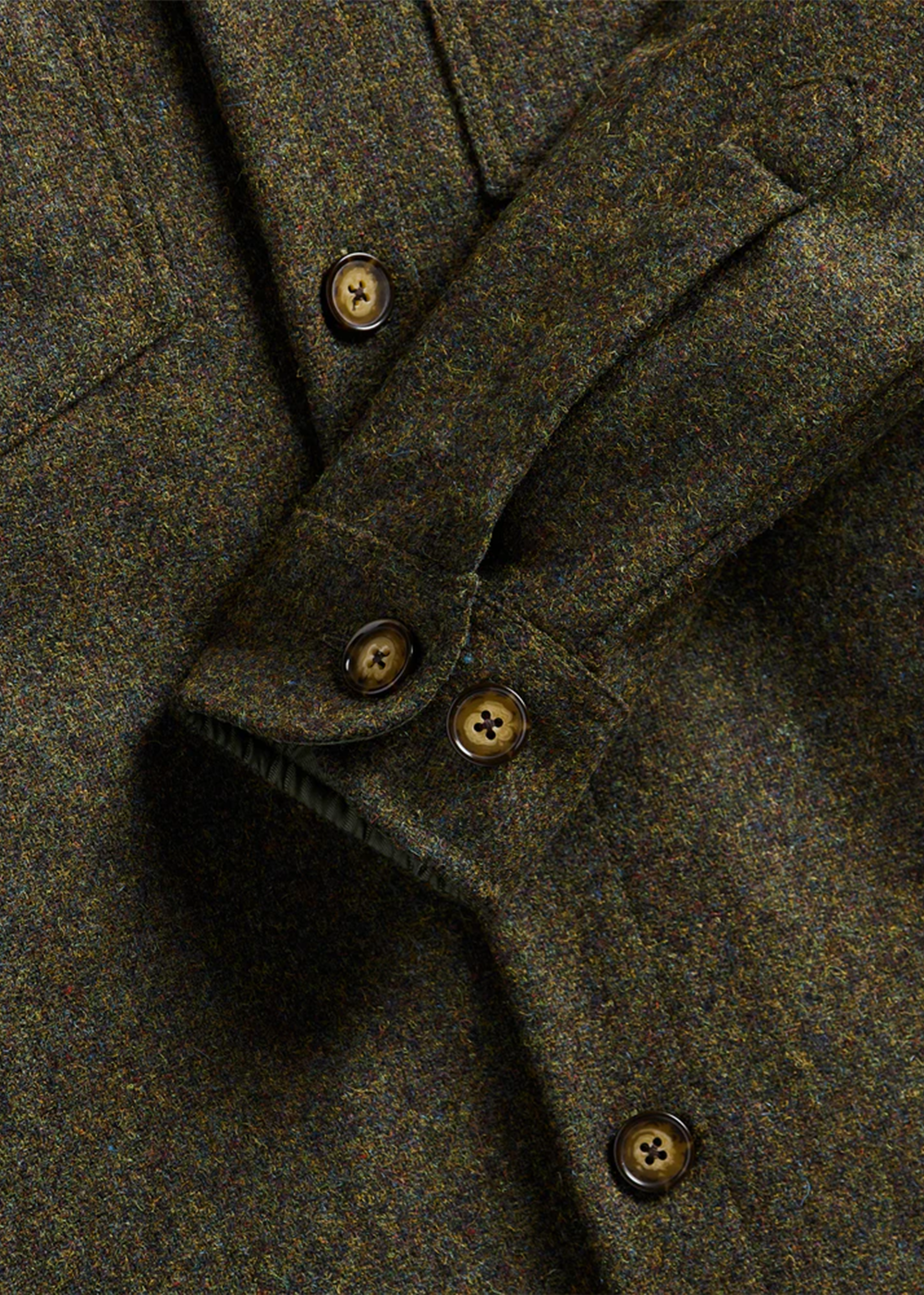 Wool Field Overshirt - Forest - Portuguese Flannel Canada - Danali