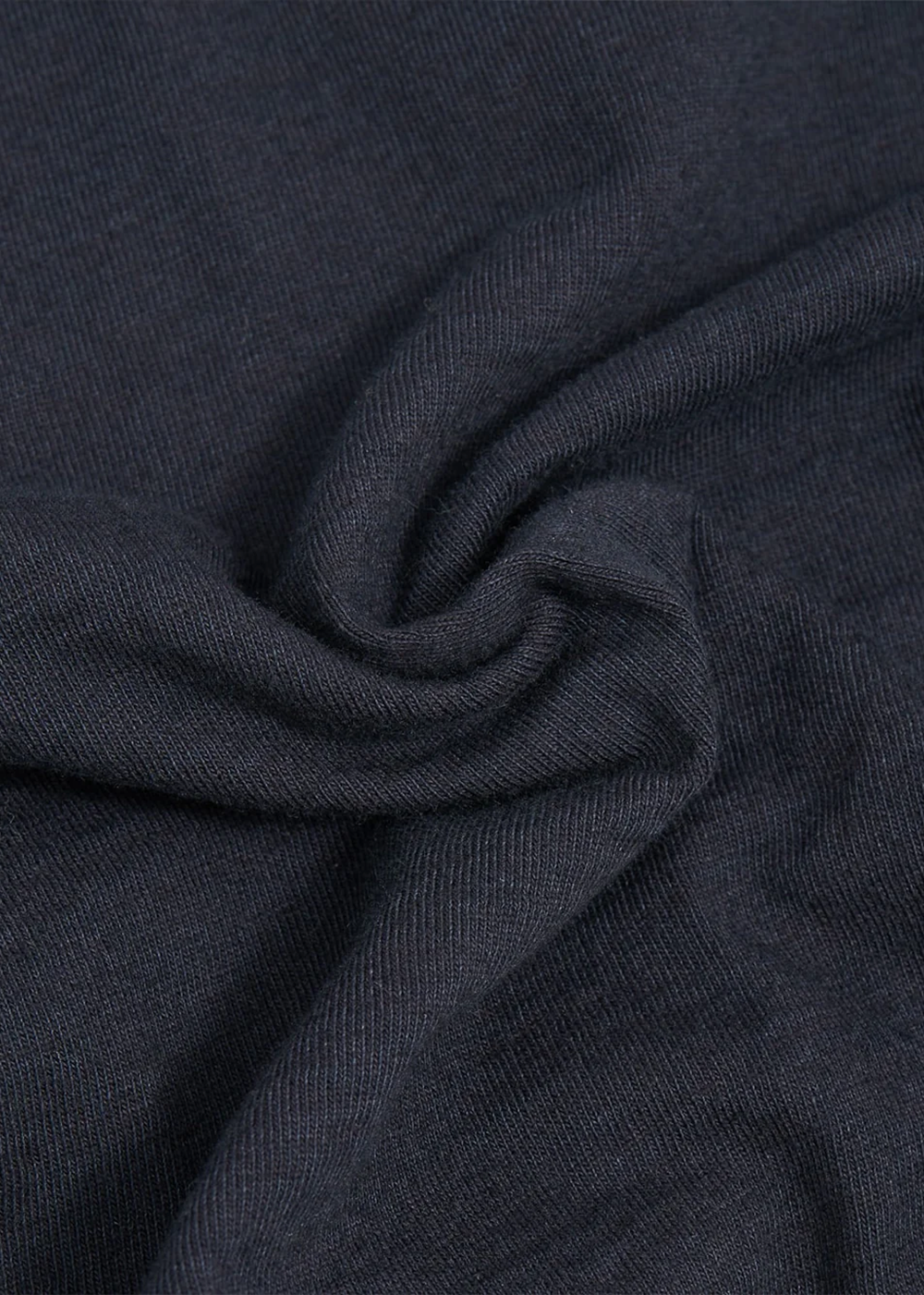 Indigo Jersey Crewneck Long Sleeve T-Shirt - Black Indigo - Pure Blue Japan Canada - Danali