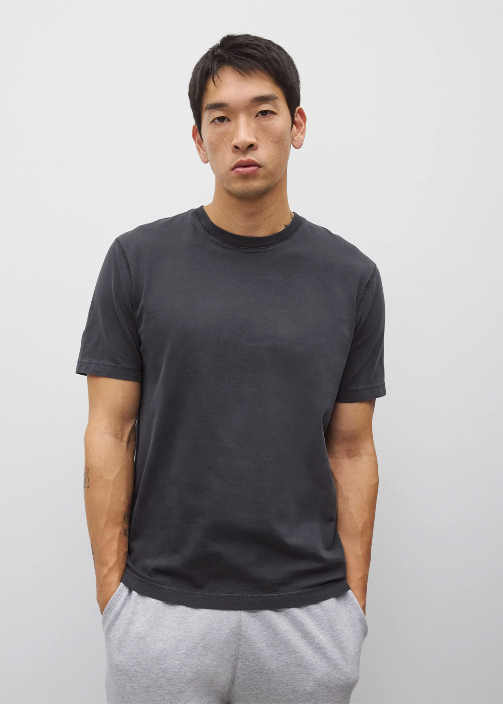 Midweight Jersey Fadeaway Standard T-Shirt - Faded Navy - Reigning Champ Canada - Danali - RC-1559