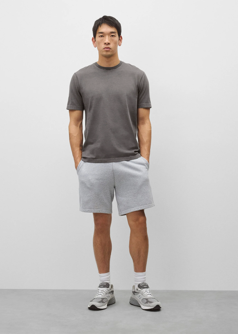 Midweight Jersey Fadeaway Standard T-Shirt - Faded Stone - Reigning Champ Canada - Danali - RC-1559