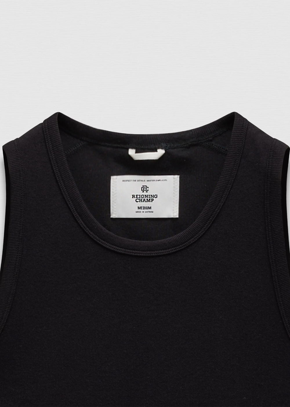 Cotton Rib Slim Tank Top - Black - Reigning Champ Canada - Danali - RC-1654