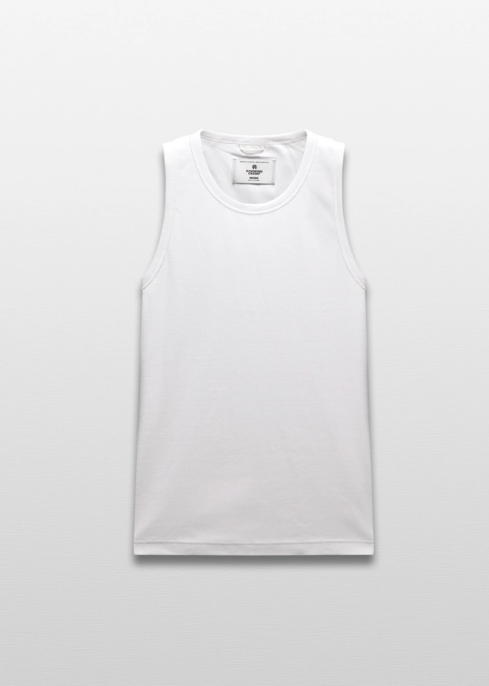 Cotton Rib Slim Tank Top - White - Reigning Champ Canada - Danali - RC-1654