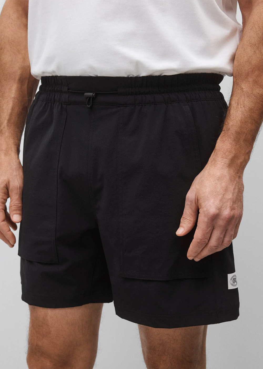 Stretch Nylon Utility Standard 6" Swim Short - Black - Reigning Champ Canada - Danali - RC-5641