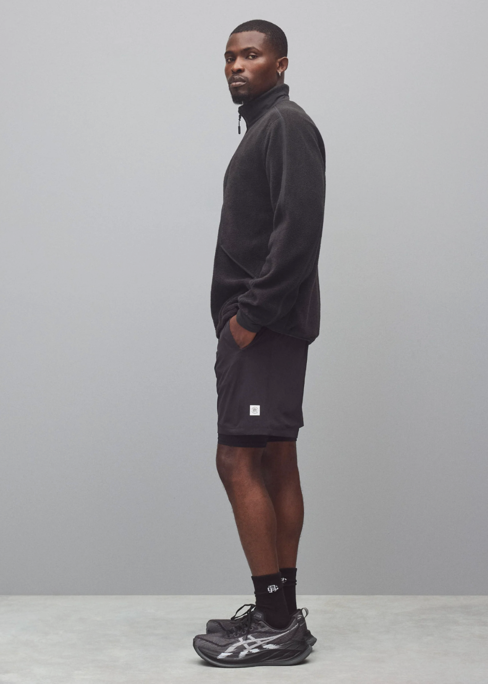 4-Way Stretch Nylon Short - Black - Reigning Champ Canada - Danali - RC-5655
