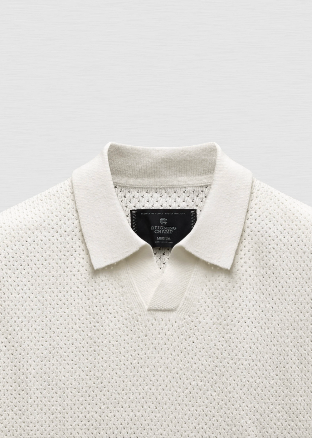 Cotton Linen Victor Polo - Ivory - Reigning Champ Canada - Danali - RC-6144