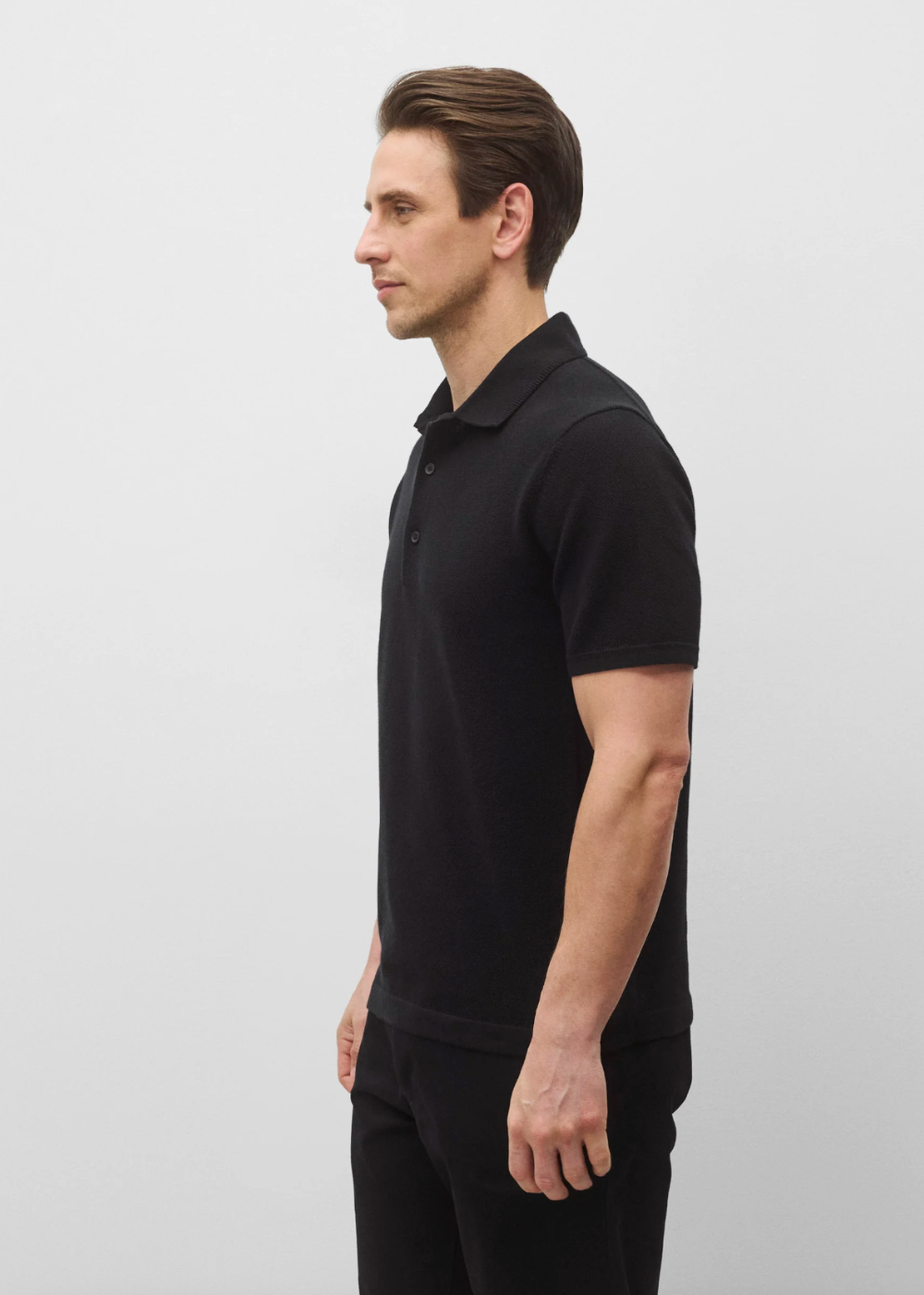 Supima Pique Ace Polo - Black - Reigning Champ Canada - Danali - RC‑6141