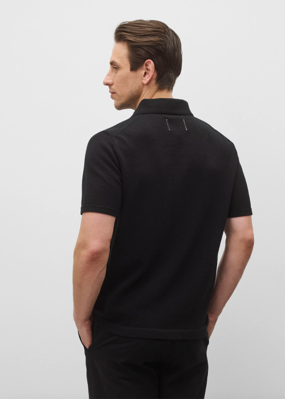 Supima Pique Ace Polo - Black - Reigning Champ Canada - Danali - RC‑6141