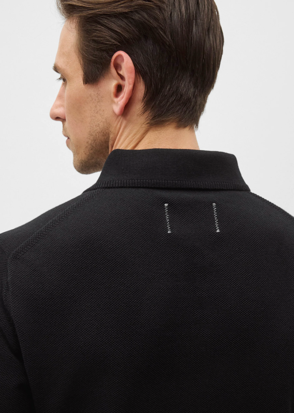 Supima Pique Ace Polo - Black - Reigning Champ Canada - Danali - RC‑6141