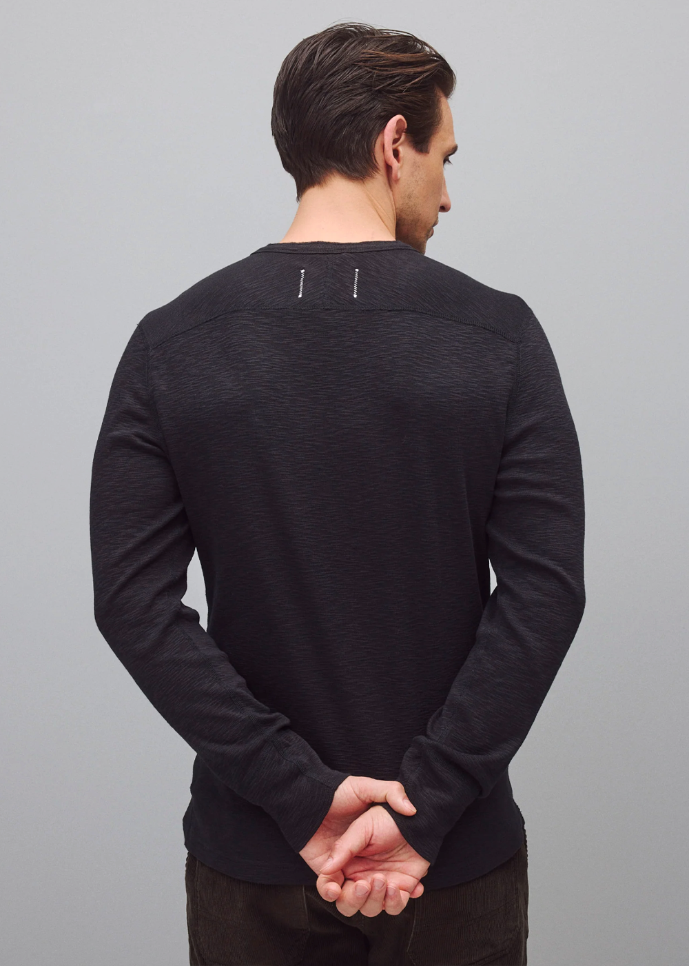 1x1 Slub Slim Henley - Black - Reigning Champ Canada - Danali
