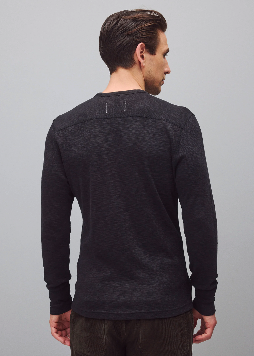 1x1 Slub Slim Long Sleeve T-Shirt - Black - Reigning Champ Canada - Danali