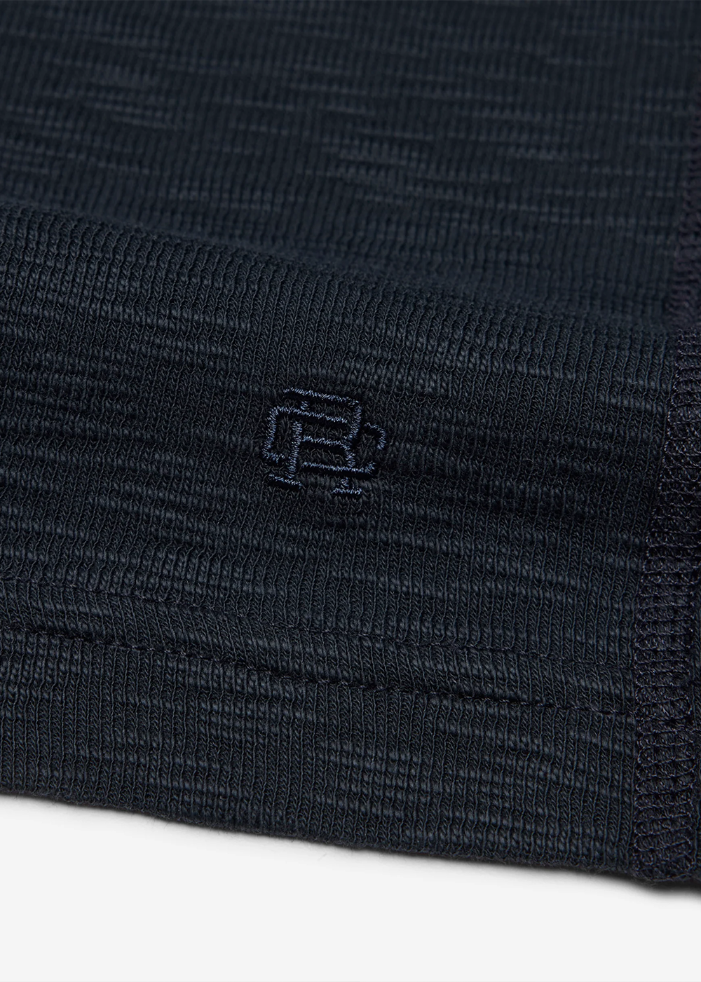 Reigning Champ 1x1 Slub Slim Long Sleeve T-Shirt Navy - Reigning Champ Canada - Danali