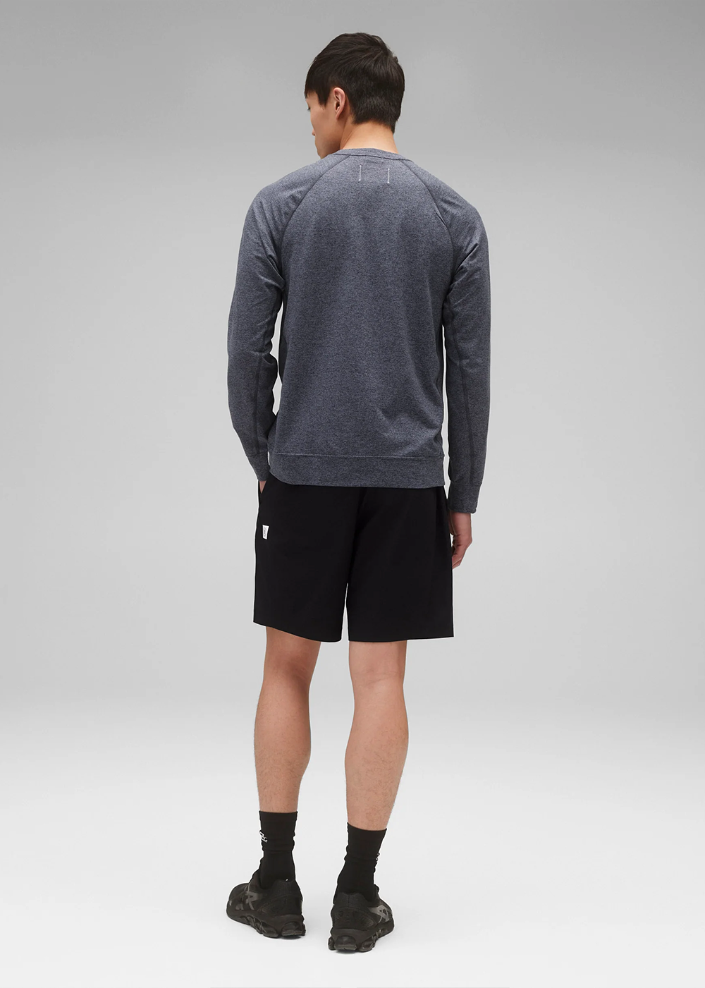 Brushed Jersey Recovery Standard Crewneck - Heather Navy - Reigning Champ Canada - Danali