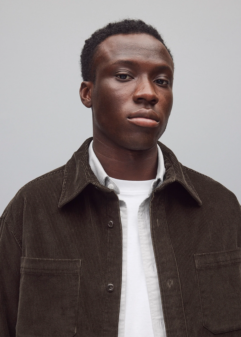 Corduroy Campus Standard Overshirt - Coffee - Reigning Champ Canada - Danali