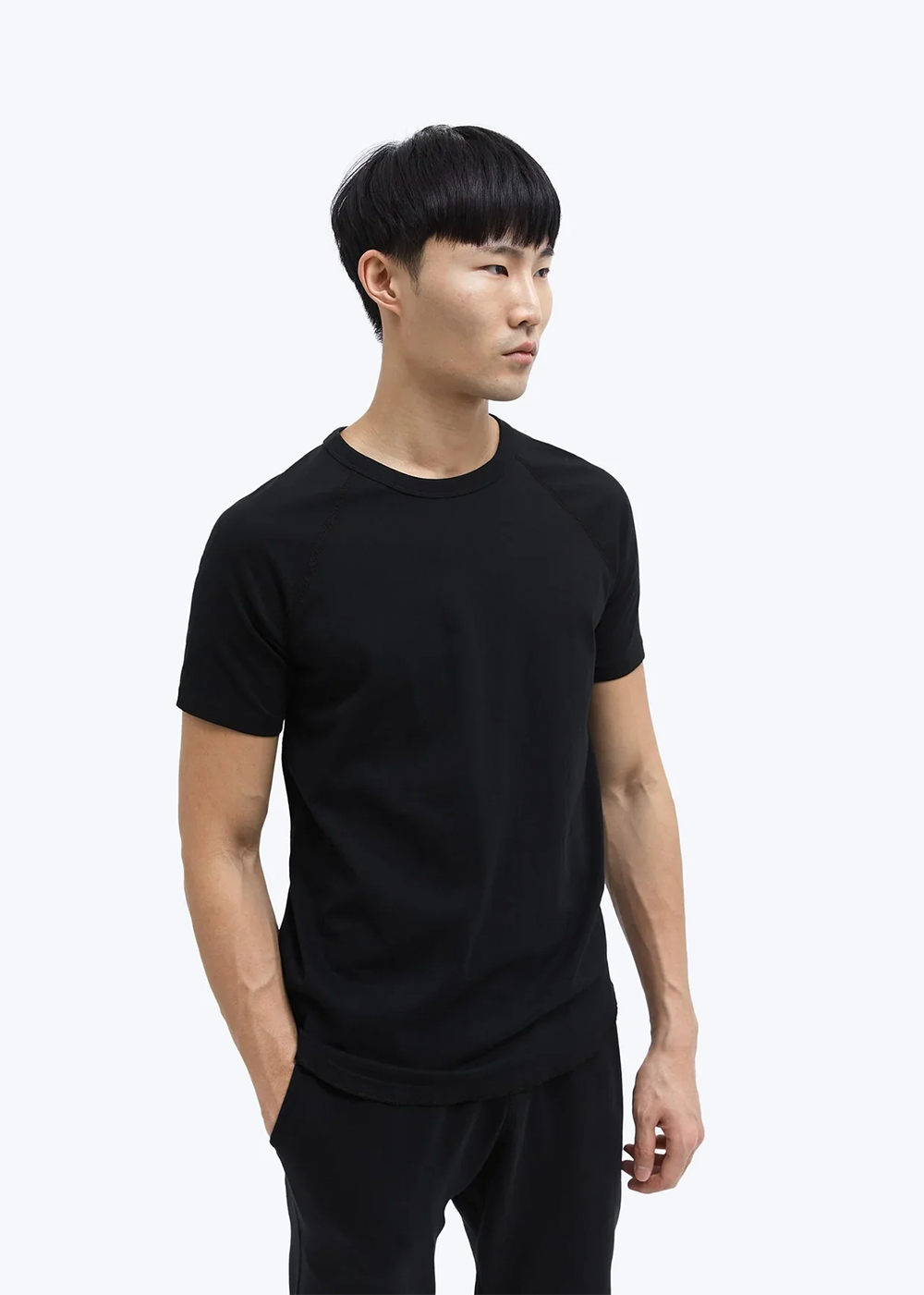 Lightweight Jersey Raglan T-Shirt - Black - Reigning Champ Canada - Danali - RC-1030