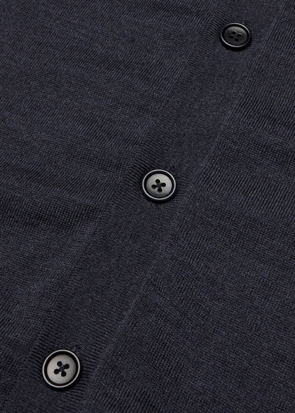 Lightweight Merino Harry Cardigan - Heather Navy - Reigning Champ Canada - Danali