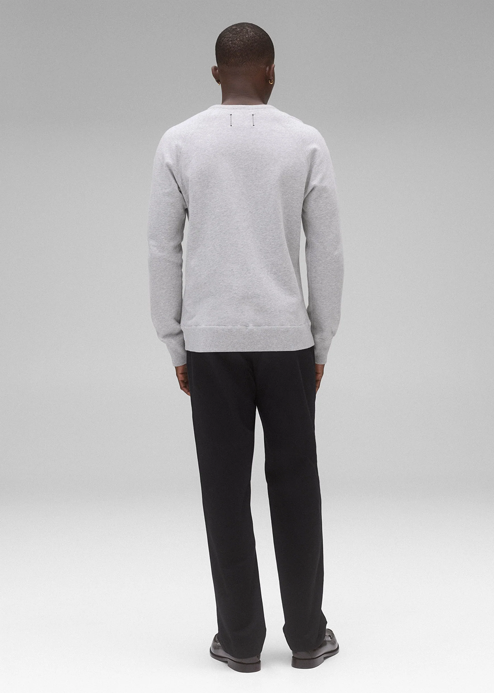 Mid Wt Terry Long Sleeve Crew Neck - Heather Ash - Reigning Champ Canada - Danali