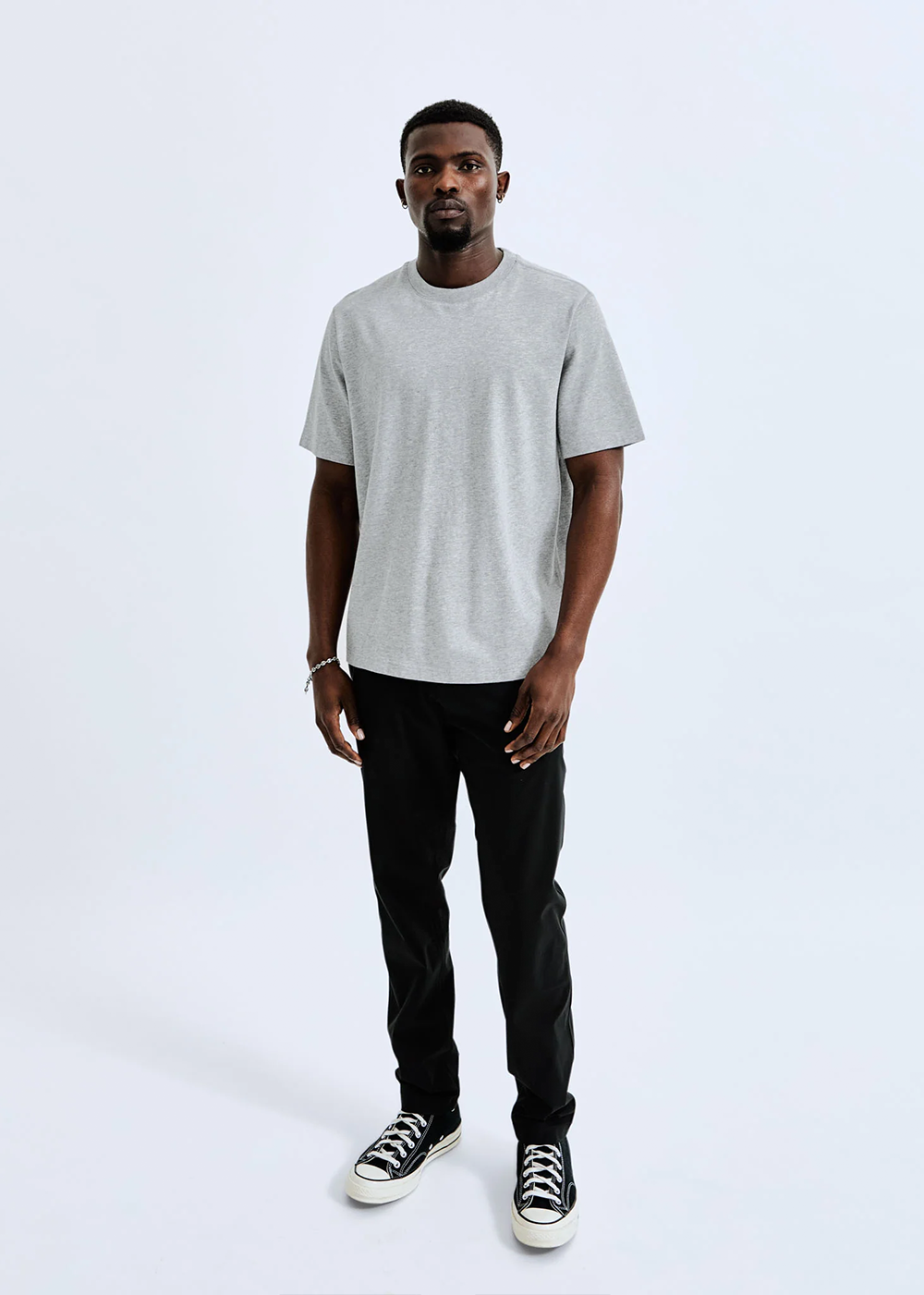 Midweight Jersey T-Shirt - Heather Grey - Reigning Champ Canada - Danali