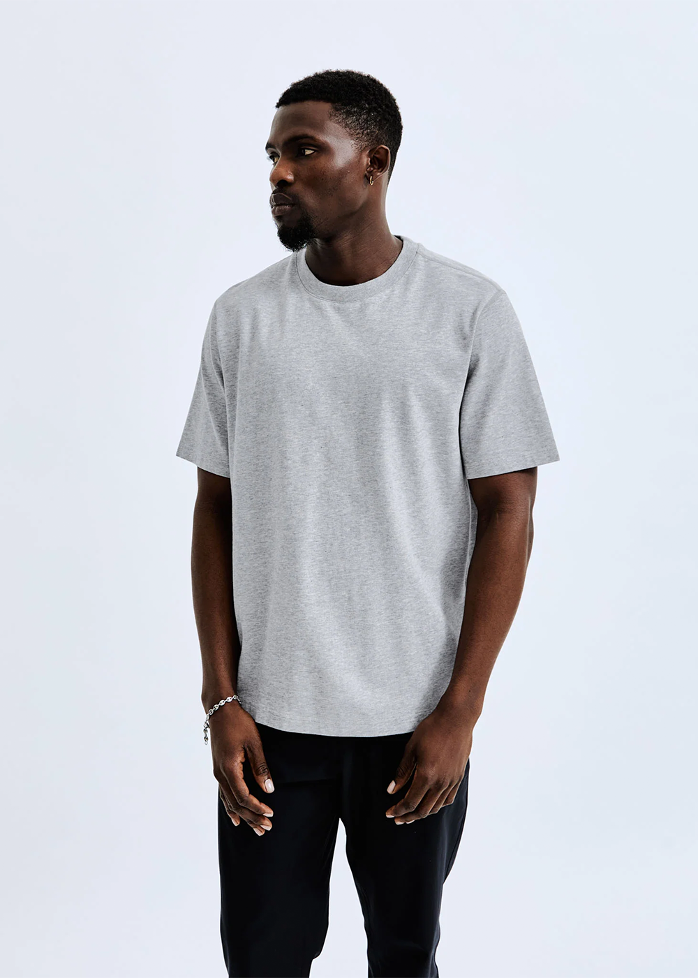 Midweight Jersey T-Shirt - Heather Grey - Reigning Champ Canada - Danali