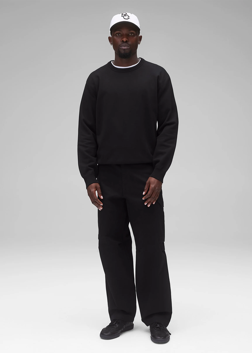 Midweight Terry Classic Crewneck - Black - Reigning Champ Canada - Danali