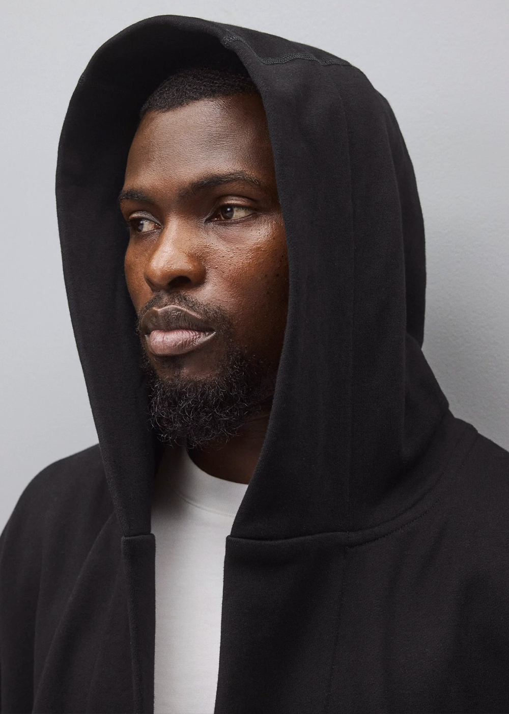 Midweight Terry Relaxed Hooded Robe - Black - Reigning Champ Canada - Danali