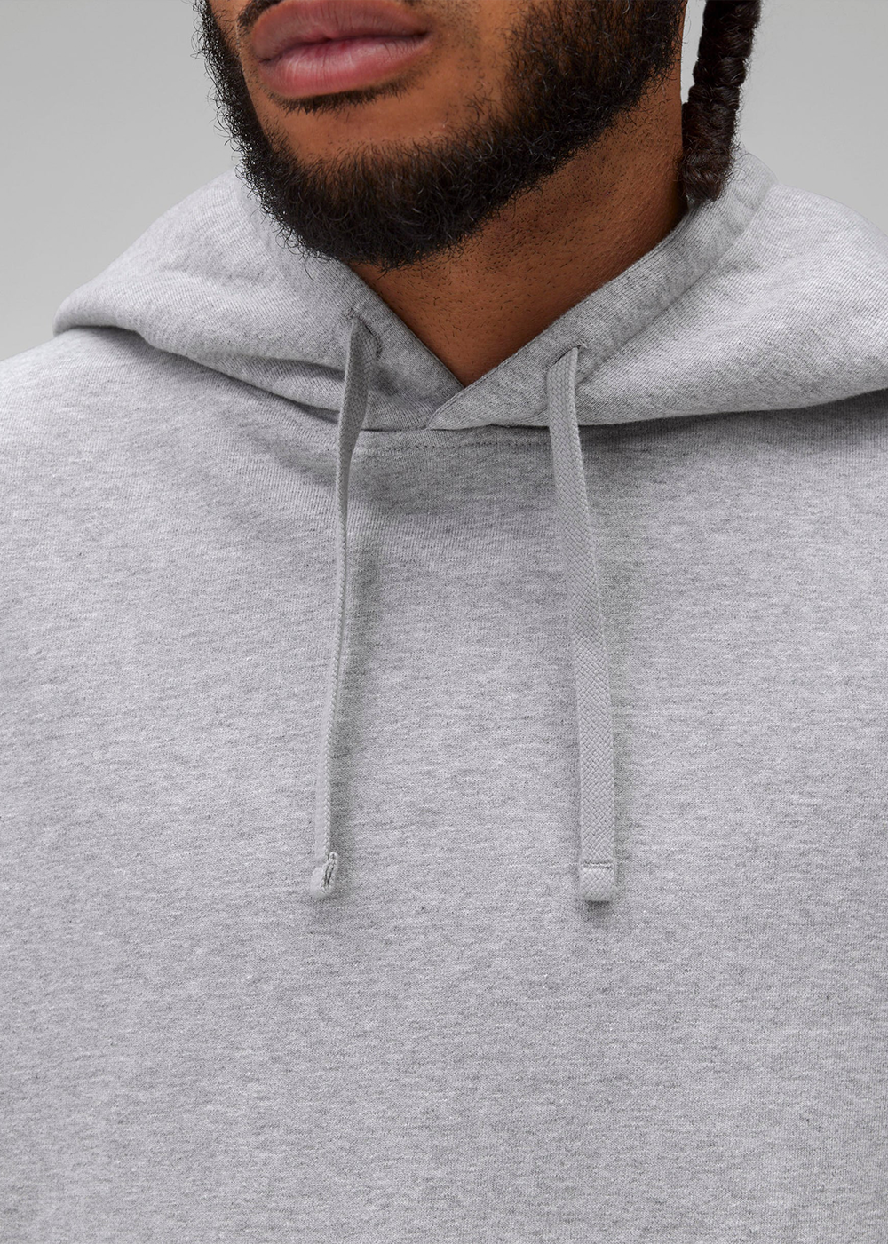 Midweight Terry Relaxed Hoodie - Heather Grey - Reigning Champ Canada - Danali