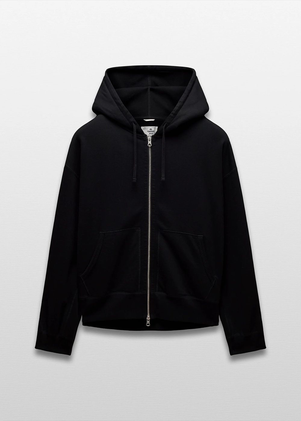 Midweight Terry Relaxed Zip Hoodie - Black - Reigning Champ Canada - Danali