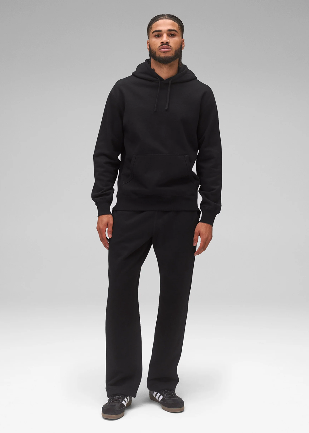 Reigning Champ Midweight Terry Standard Hoodie Black - Reigning Champ Canada - Danali